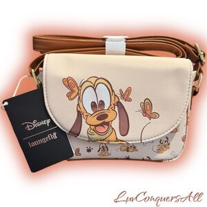 Loungefly Disney Pluto Baby Butterfly Mini Crossbody Bag